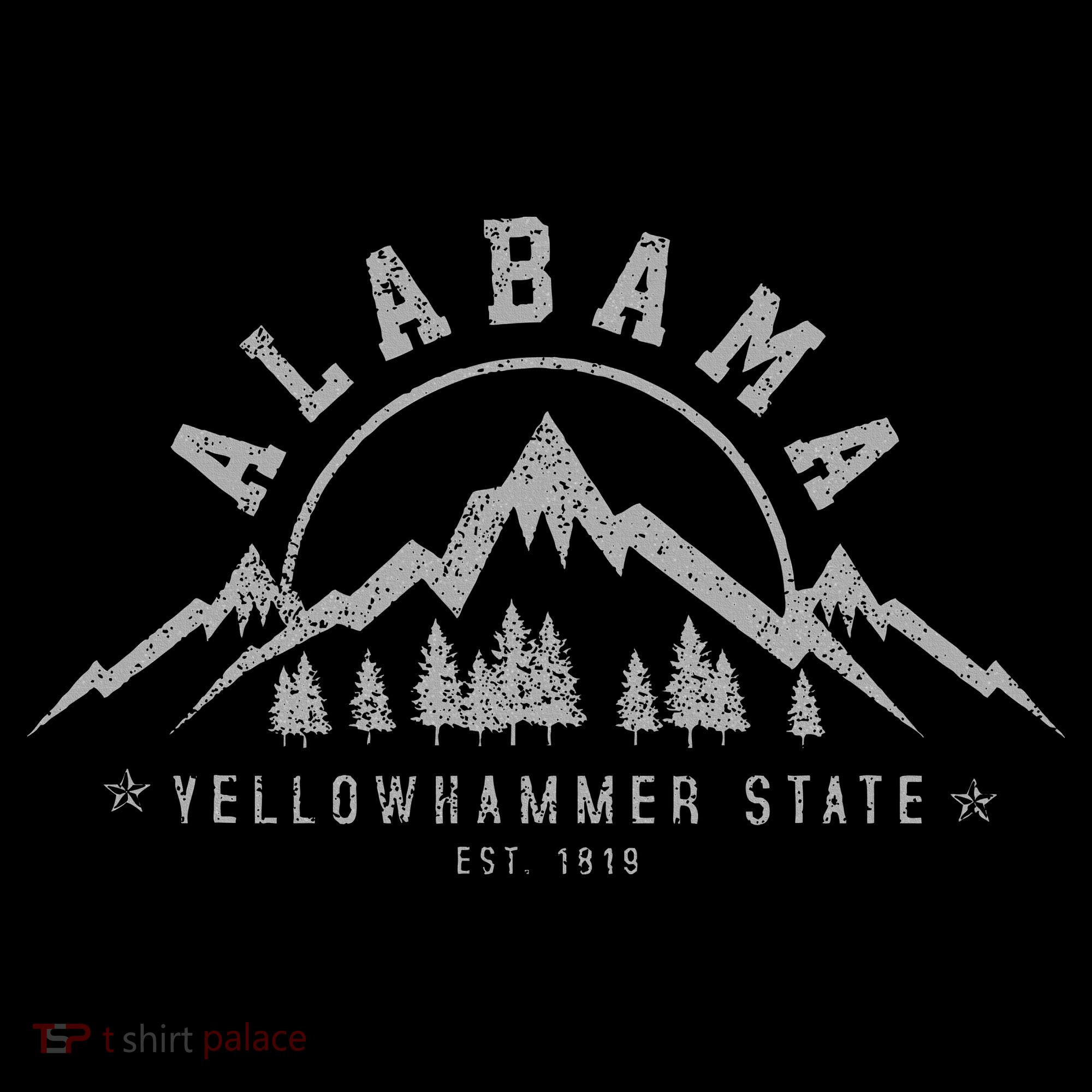 Alabama Est 1819 Yellowhammer State Mountains Pride Women's Hoodie