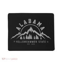 Alabama Est 1819 Yellowhammer State Mountains Pride Mousepad thumb 0