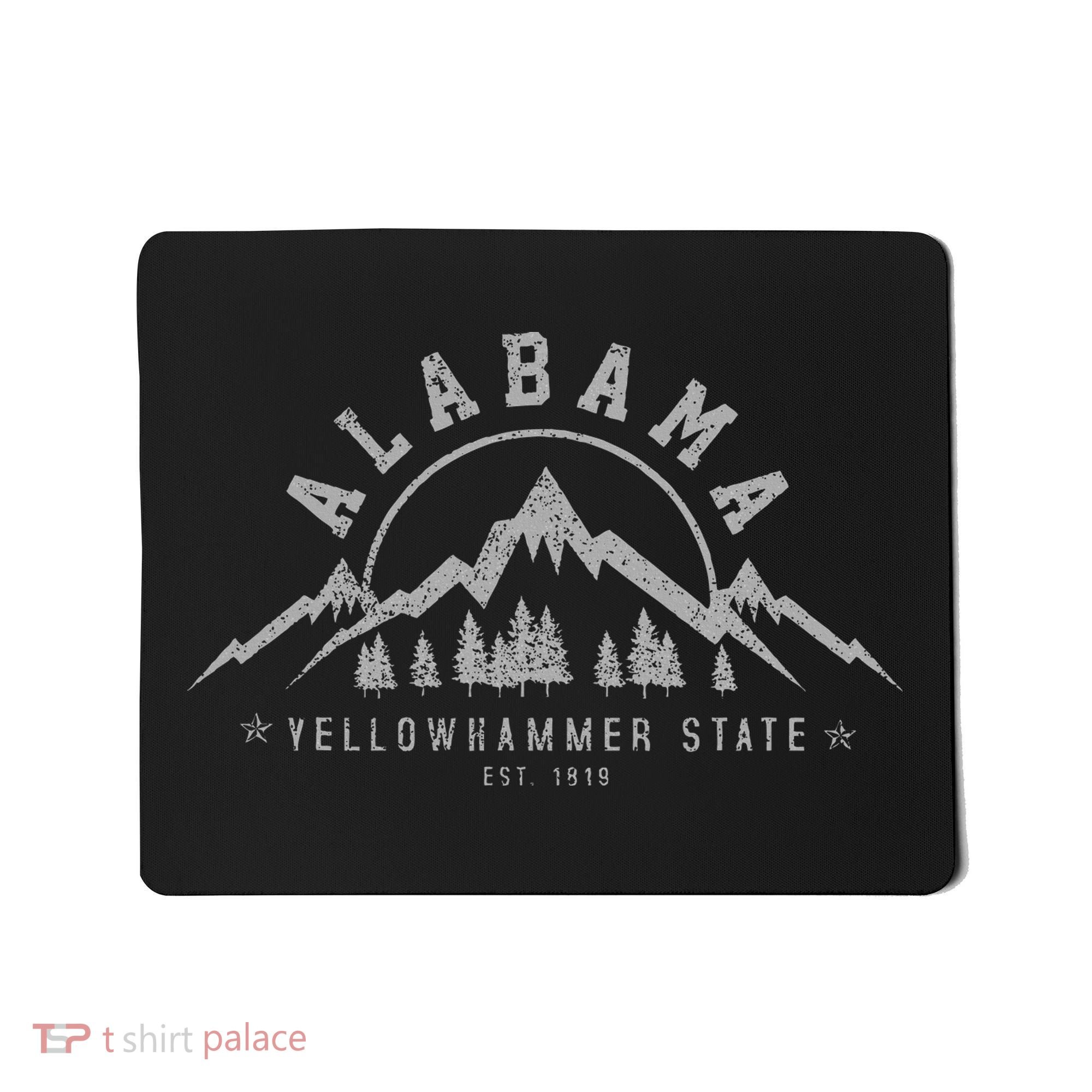 Alabama Est 1819 Yellowhammer State Mountains Pride Mousepad