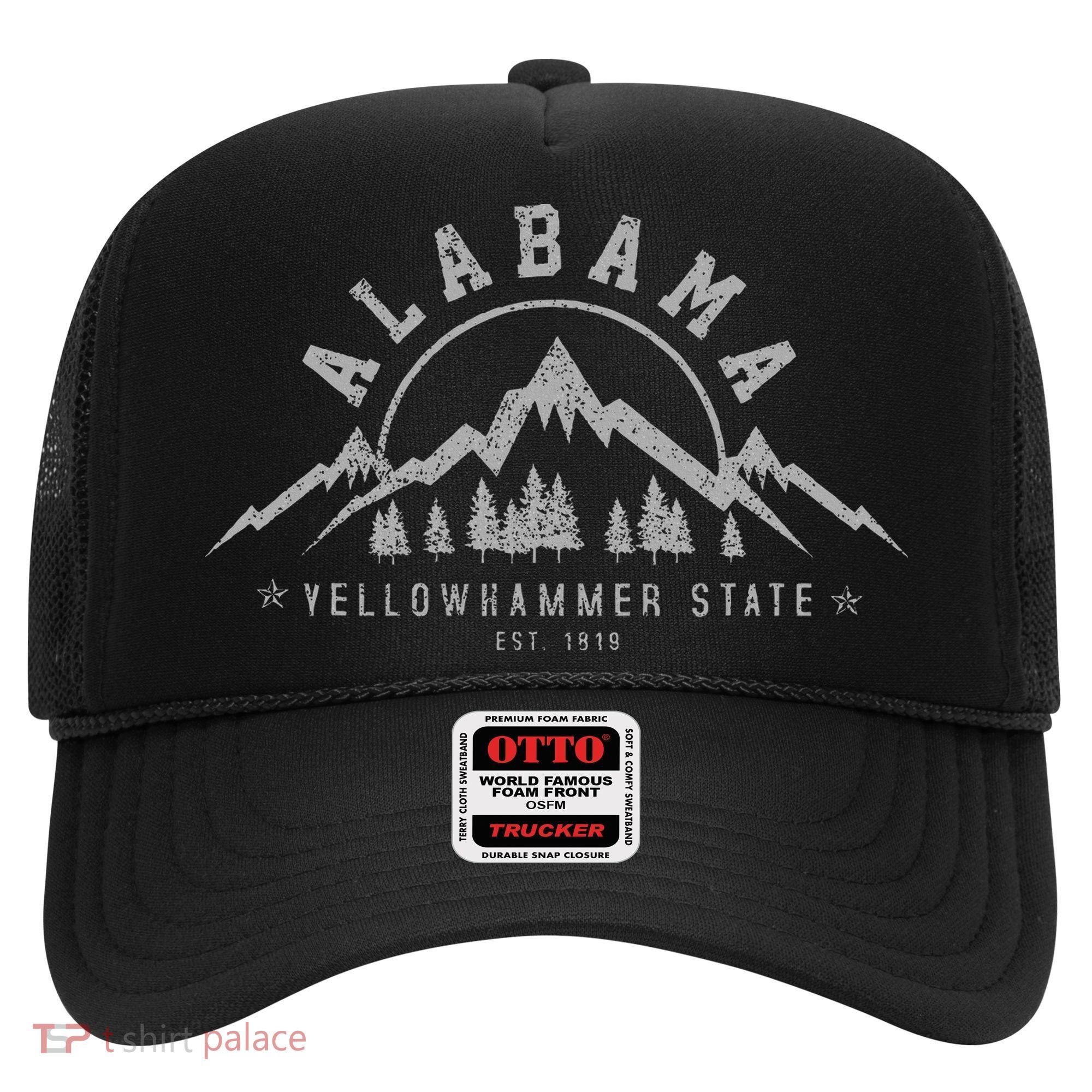 Alabama Est 1819 Yellowhammer State Mountains Pride Hat