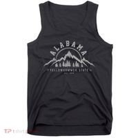 Alabama Est 1819 Yellowhammer State Mountains Pride Tank Top thumb 0