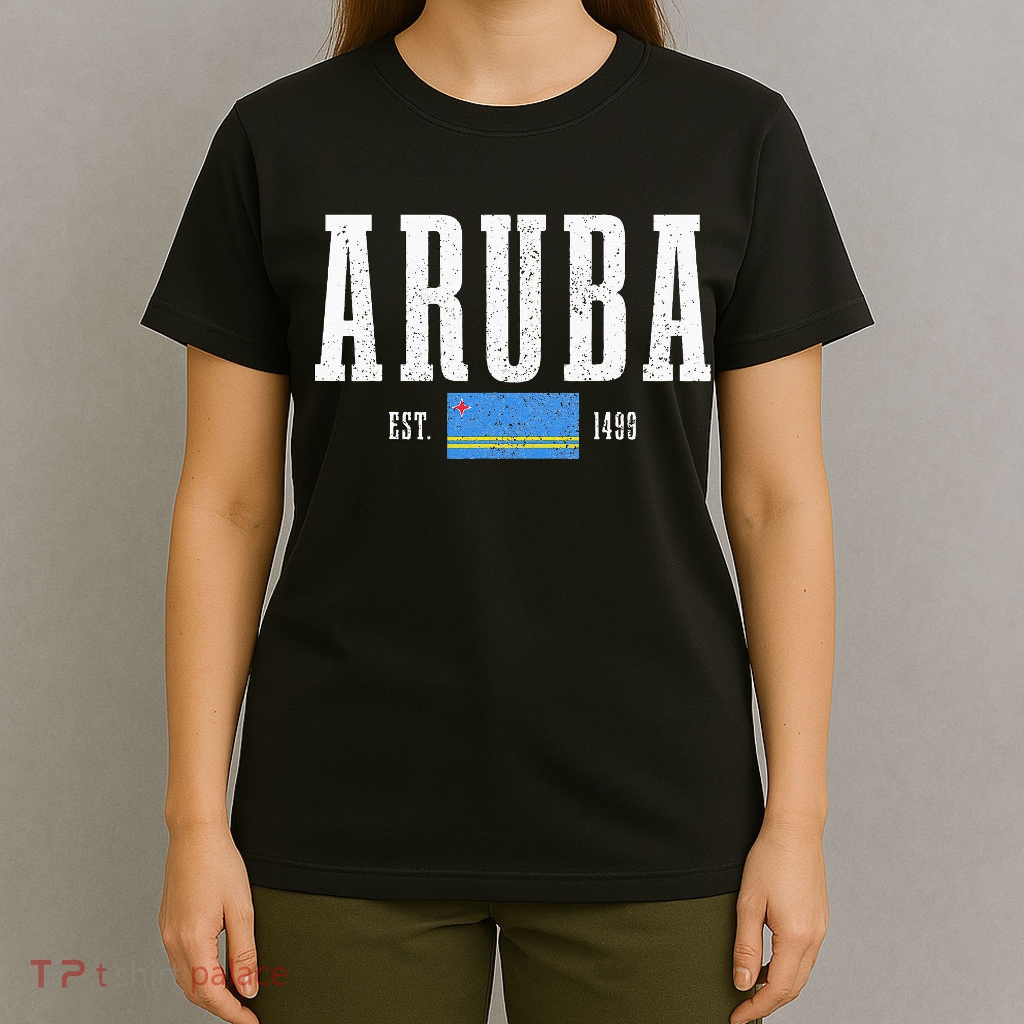 Aruba Est. 1499 Aruba Flag Pride Vintage Aruba T-Shirt
