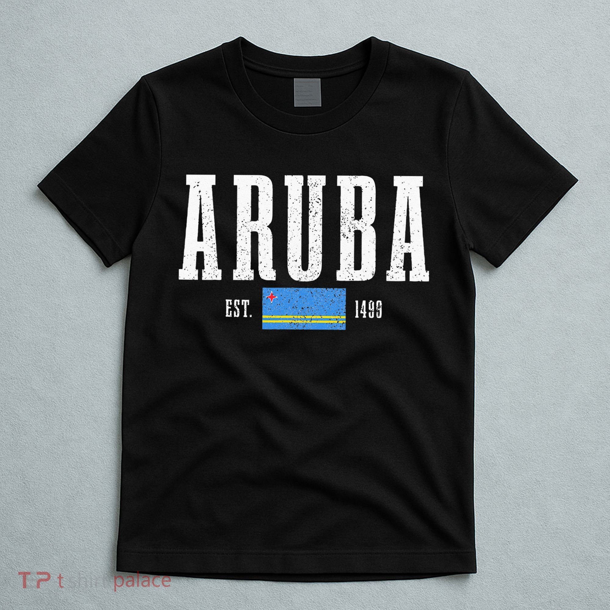 Aruba Est. 1499 Aruba Flag Pride Vintage Aruba T-Shirt