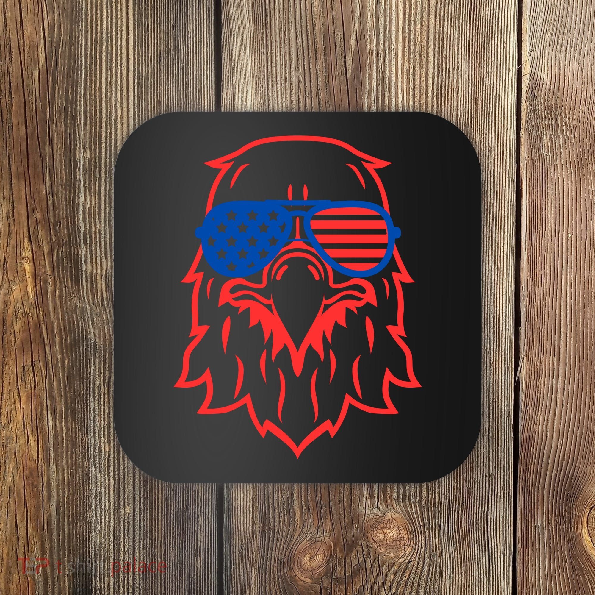 American Eagle 4th Of July Festive Coaster