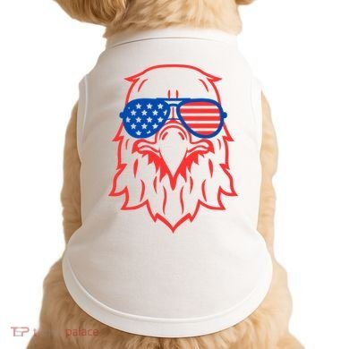 American Eagle 4th Of July Festive Doggie Tank