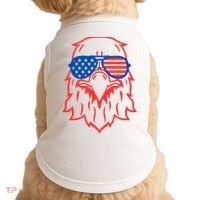 American Eagle 4th Of July Festive Doggie Tank thumb 0