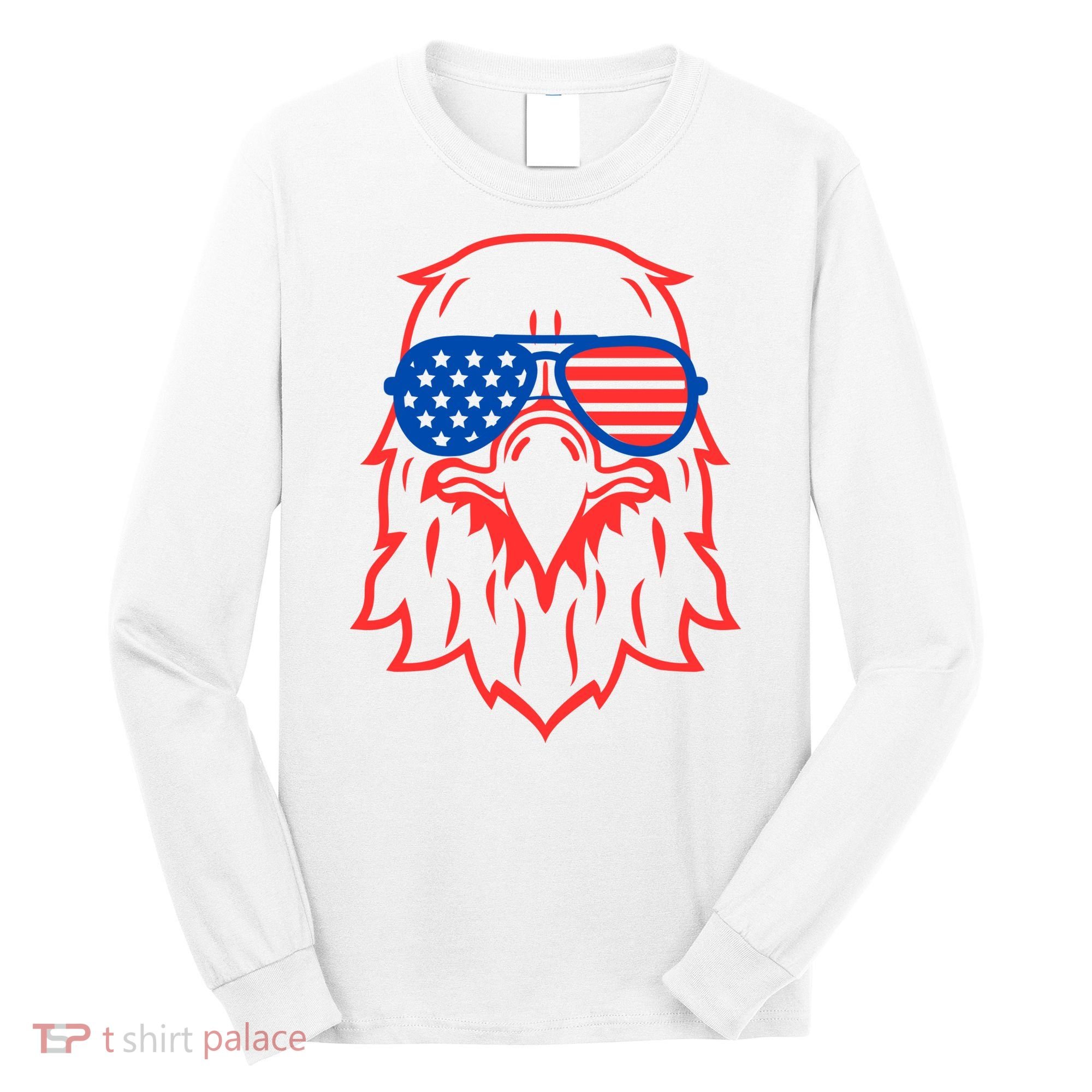 American Eagle 4th Of July Festive Long Sleeve Shirt