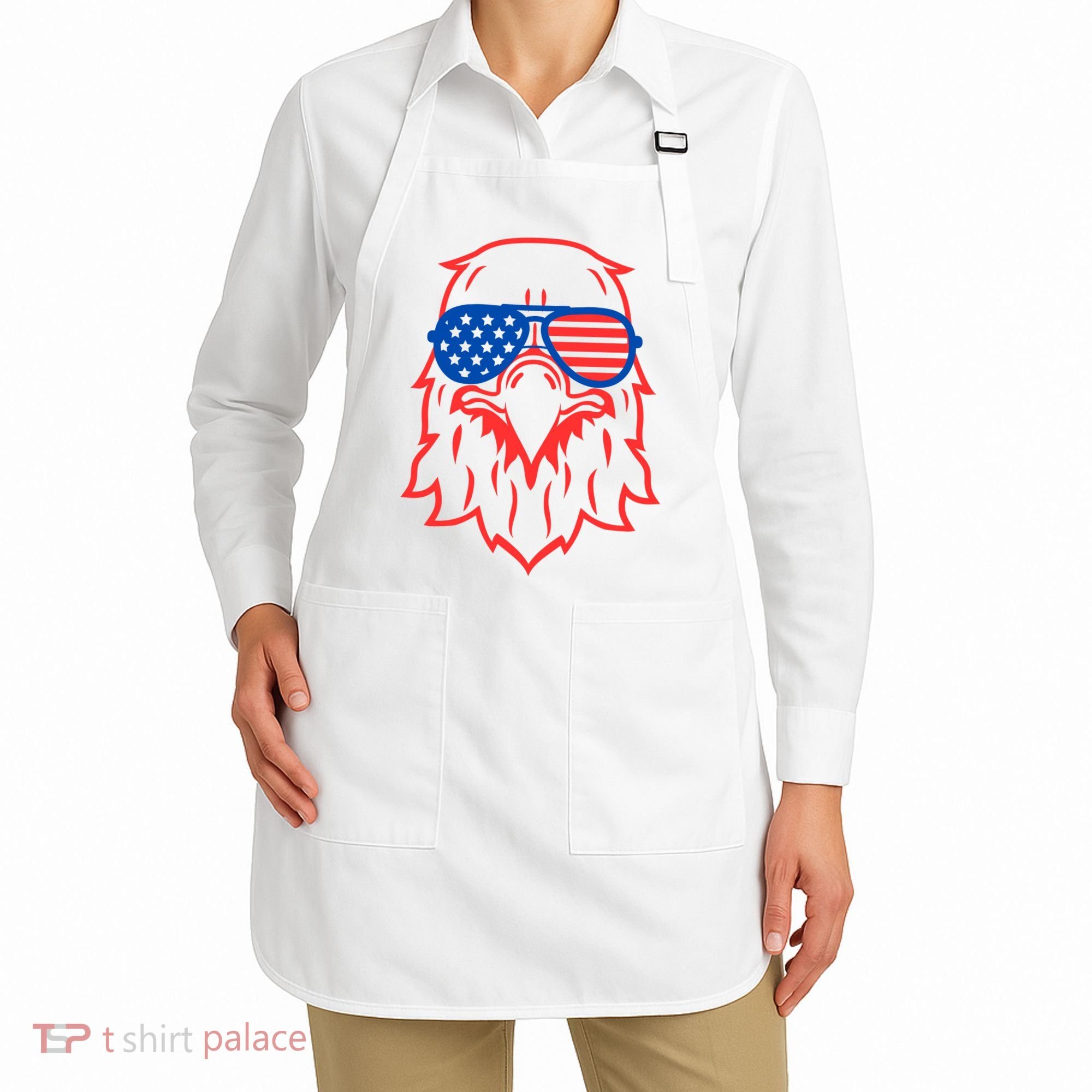 American Eagle 4th Of July Festive Apron