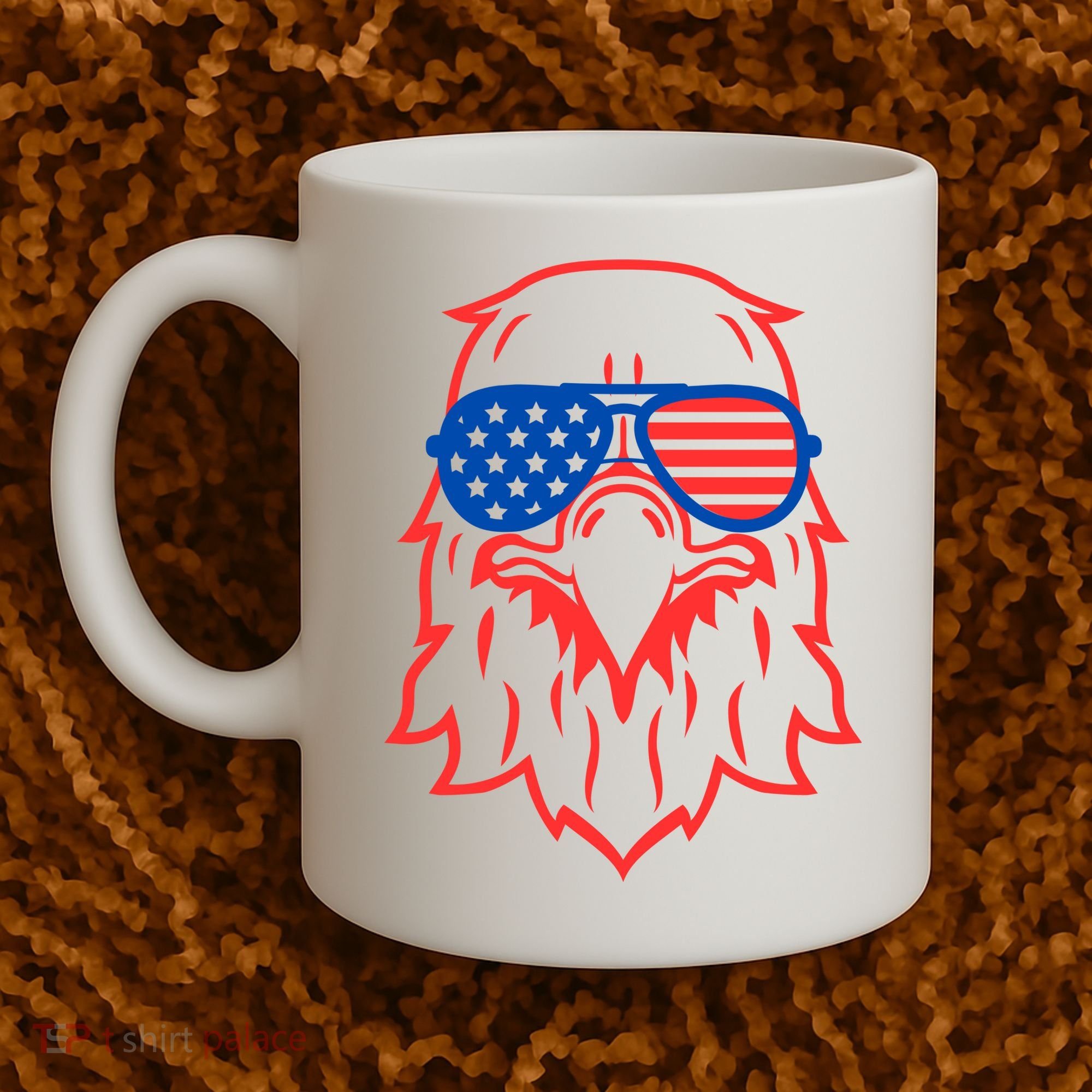 American Eagle 4th Of July Festive Coffee Mug