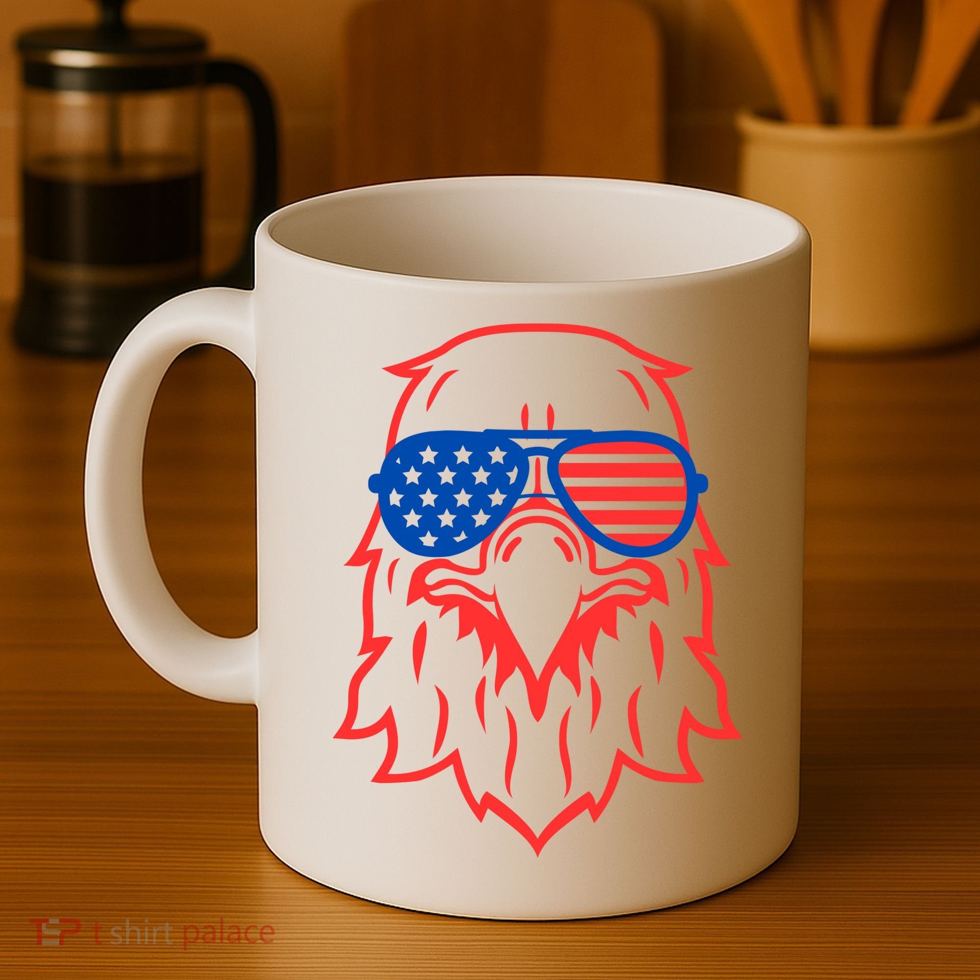 American Eagle 4th Of July Festive Coffee Mug