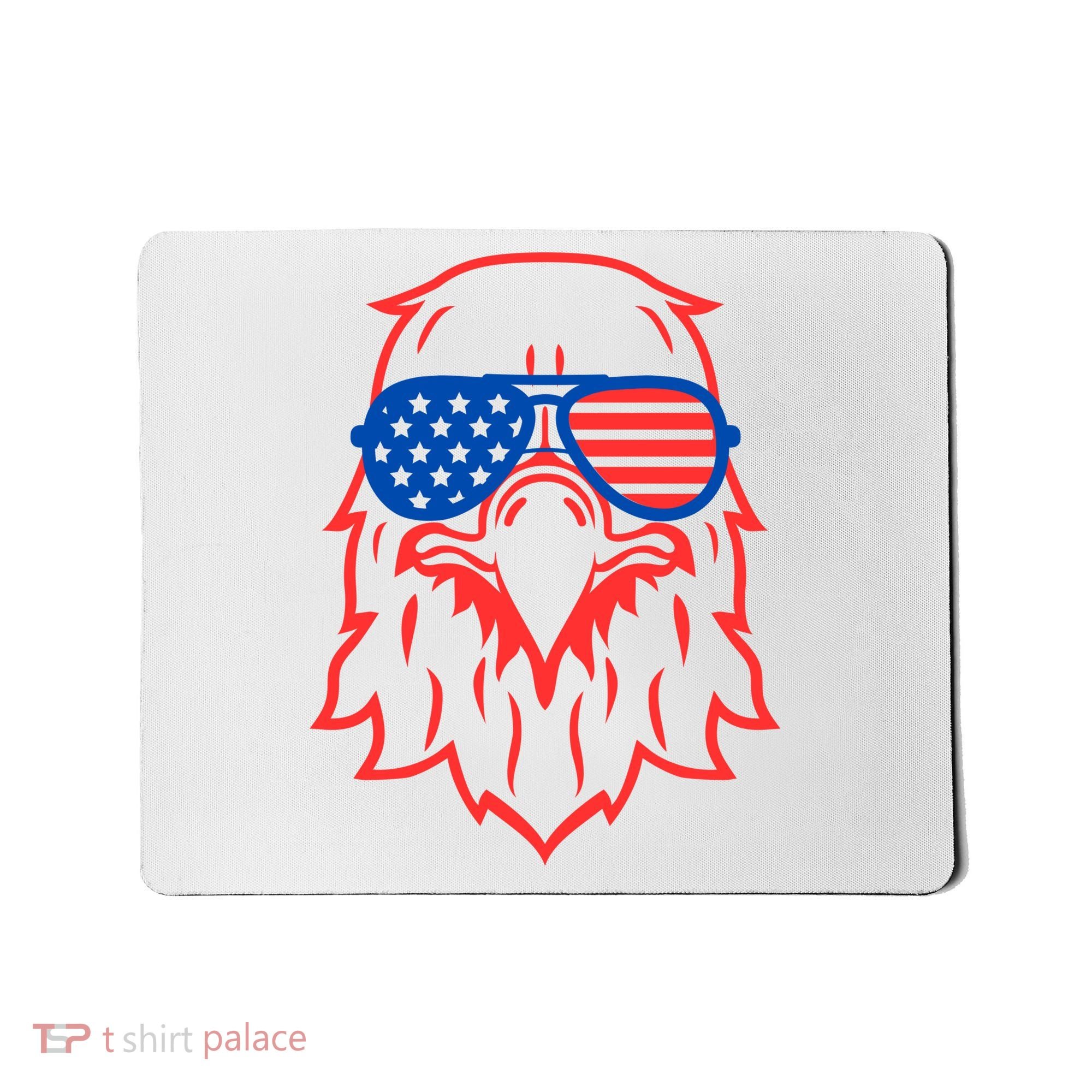 American Eagle 4th Of July Festive Mousepad