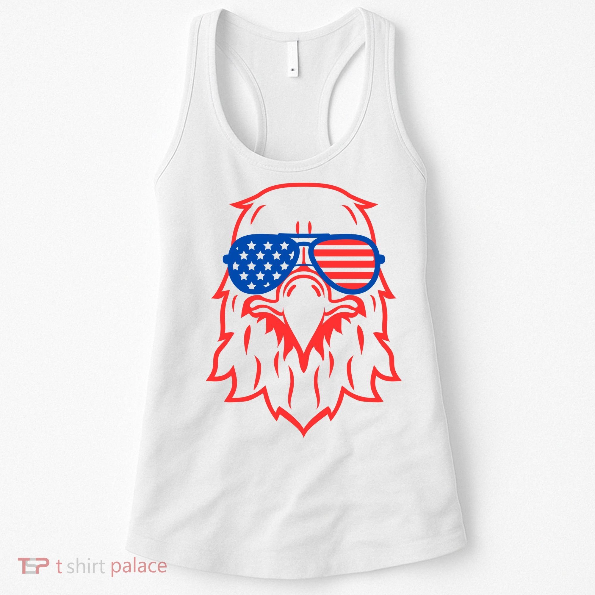 American Eagle 4th Of July Festive Women's Tank Top