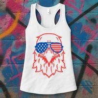 American Eagle 4th Of July Festive Women's Tank Top thumb 3