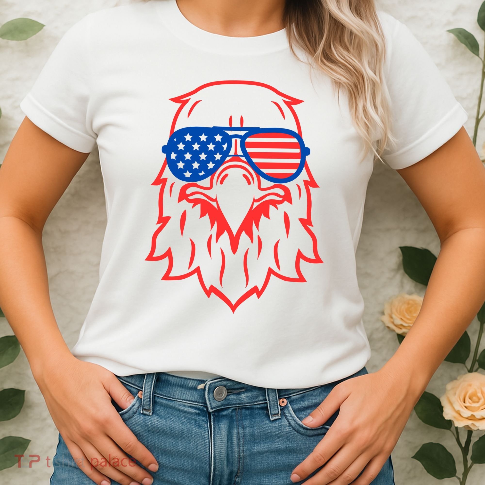 American Eagle 4th Of July Festive Women's T-Shirt