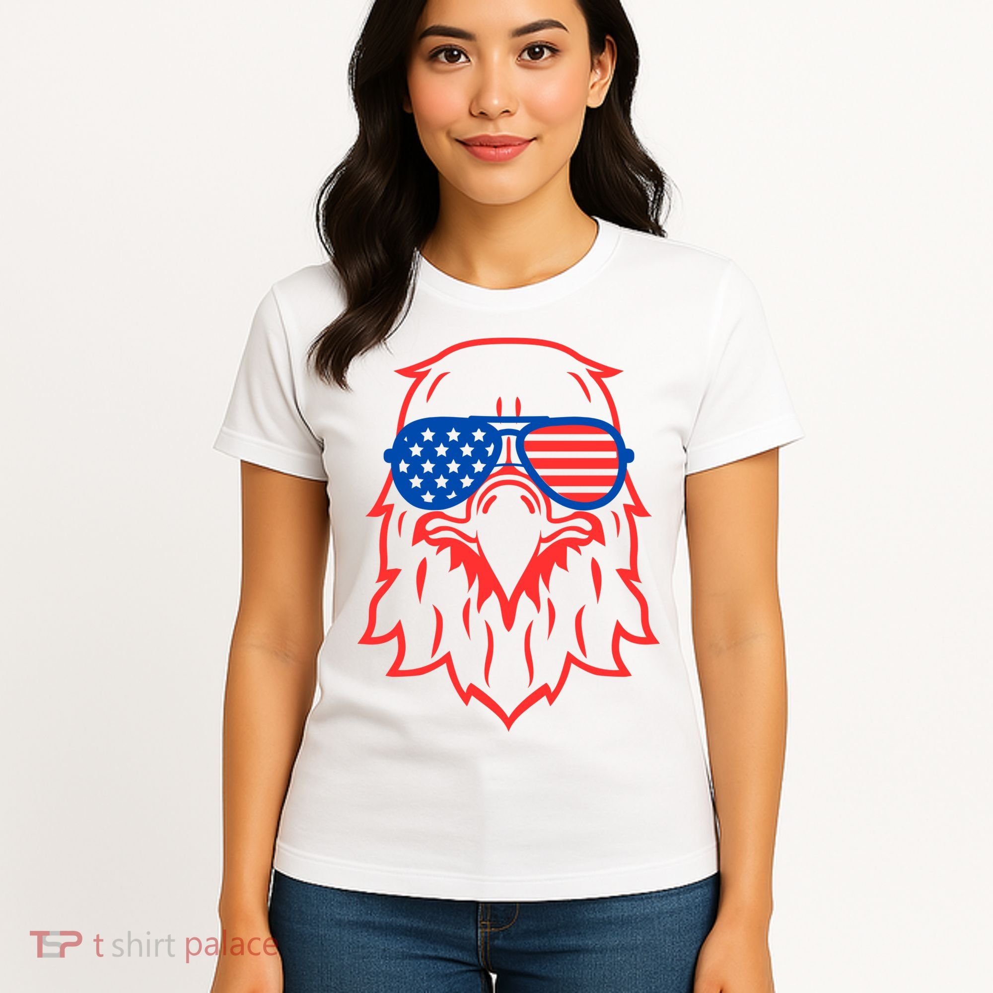 American Eagle 4th Of July Festive Women's T-Shirt