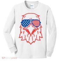 American Eagle 4th Of July Festive Kids Long Sleeve Shirt thumb 0