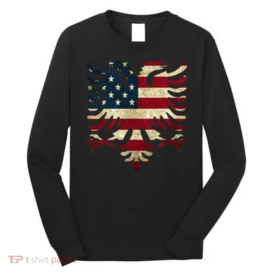 Albanian Eagle Albanian With Eagle Long Sleeve Shirt