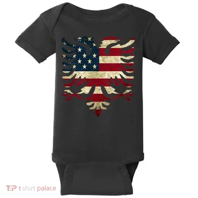 Albanian Eagle Albanian With Eagle Baby Bodysuit