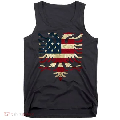 Albanian Eagle Albanian With Eagle Tank Top