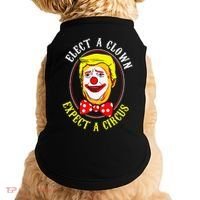 Anti-Trump Elect A Clown Expect A Circus Resist Protest Doggie Tank thumb 0