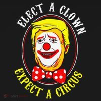 Anti-Trump Elect A Clown Expect A Circus Resist Protest Women's Hoodie thumb 2