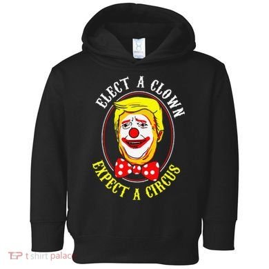 Anti-Trump Elect A Clown Expect A Circus Resist Protest Toddler Hoodie