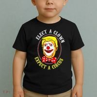 Anti-Trump Elect A Clown Expect A Circus Resist Protest Toddler T-Shirt thumb 2