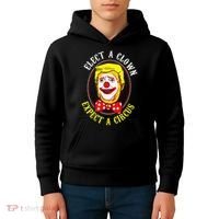 Anti-Trump Elect A Clown Expect A Circus Resist Protest Kids Hoodie thumb 4