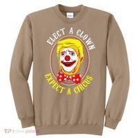 Anti-Trump Elect A Clown Expect A Circus Resist Protest Sweatshirt thumb 0