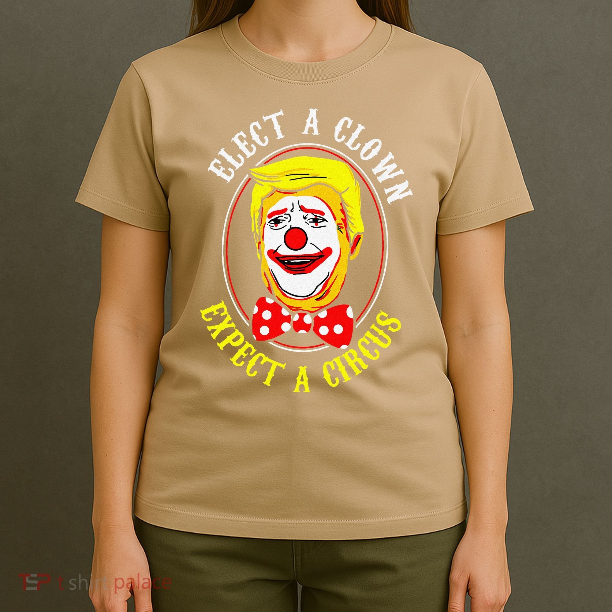 Anti-Trump Elect A Clown Expect A Circus Resist Protest T-Shirt