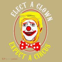 Anti-Trump Elect A Clown Expect A Circus Resist Protest Mousepad thumb 1