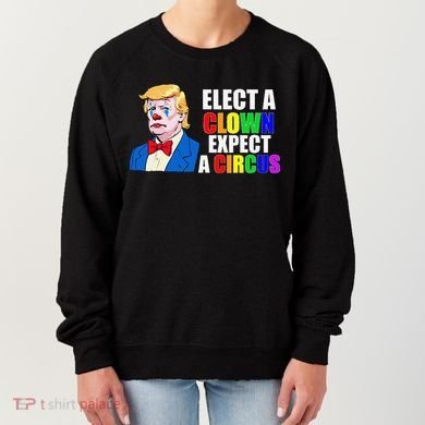 Anti-Trump Elect A Clown Expect A Circus Resist Protest Women's Sweatshirt