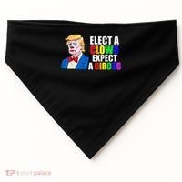Anti-Trump Elect A Clown Expect A Circus Resist Protest USA-Made Doggie Bandana thumb 0
