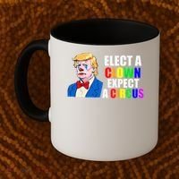 Anti-Trump Elect A Clown Expect A Circus Resist Protest Coffee Mug thumb 2