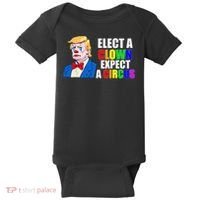 Anti-Trump Elect A Clown Expect A Circus Resist Protest Baby Bodysuit thumb 0