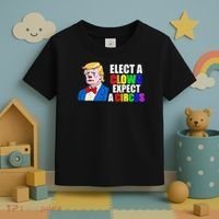 Anti-Trump Elect A Clown Expect A Circus Resist Protest Toddler T-Shirt thumb 3