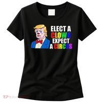 Anti-Trump Elect A Clown Expect A Circus Resist Protest Women's T-Shirt thumb 0