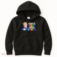 Anti-Trump Elect A Clown Expect A Circus Resist Protest Kids Hoodie thumb 0