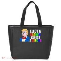 Anti-Trump Elect A Clown Expect A Circus Resist Protest Tote Bag thumb 0