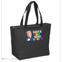 Anti-Trump Elect A Clown Expect A Circus Resist Protest Tote Bag thumb 2