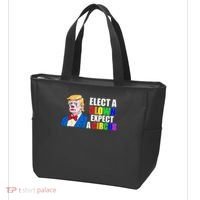 Anti-Trump Elect A Clown Expect A Circus Resist Protest Tote Bag thumb 3