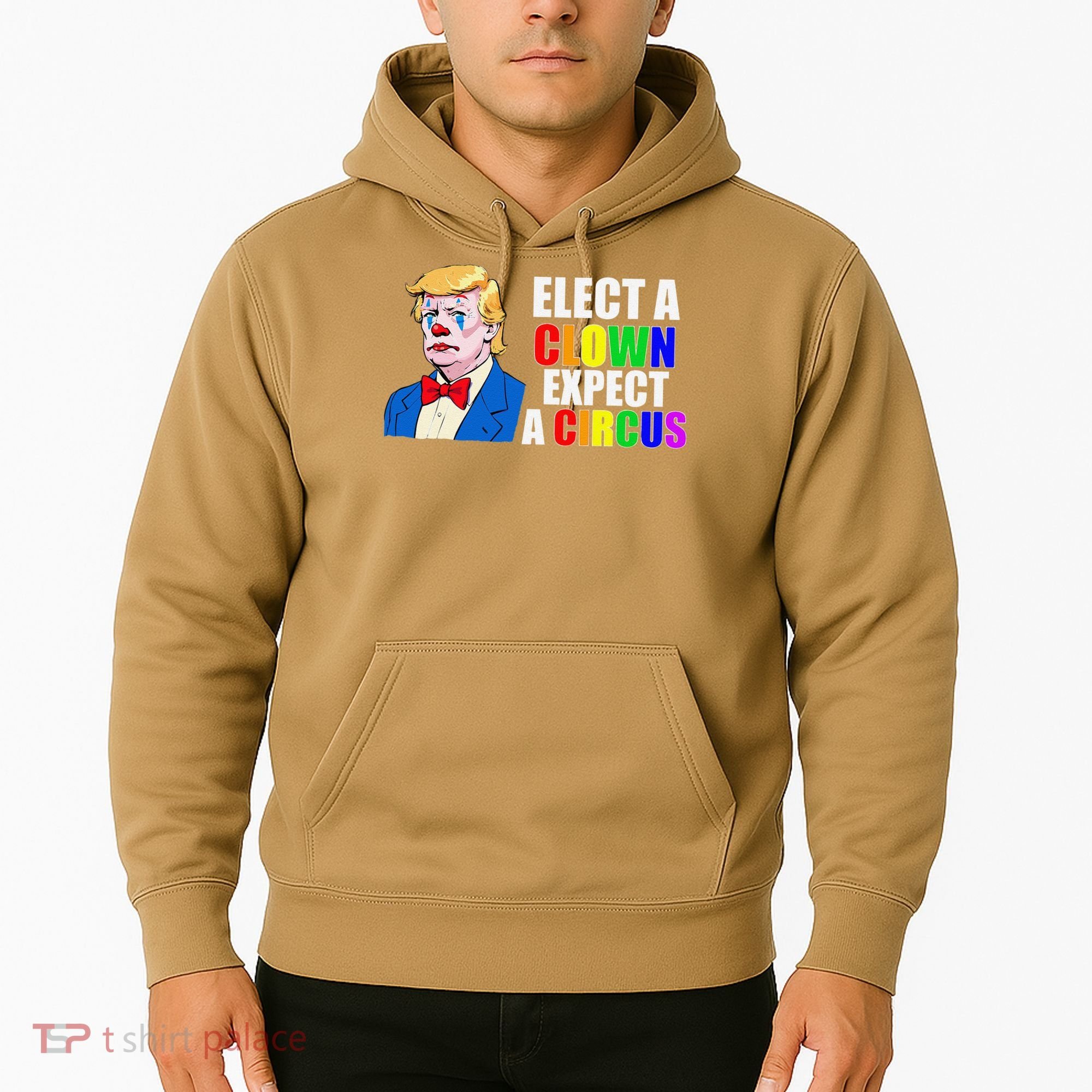 Anti-Trump Elect A Clown Expect A Circus Resist Protest Hoodie