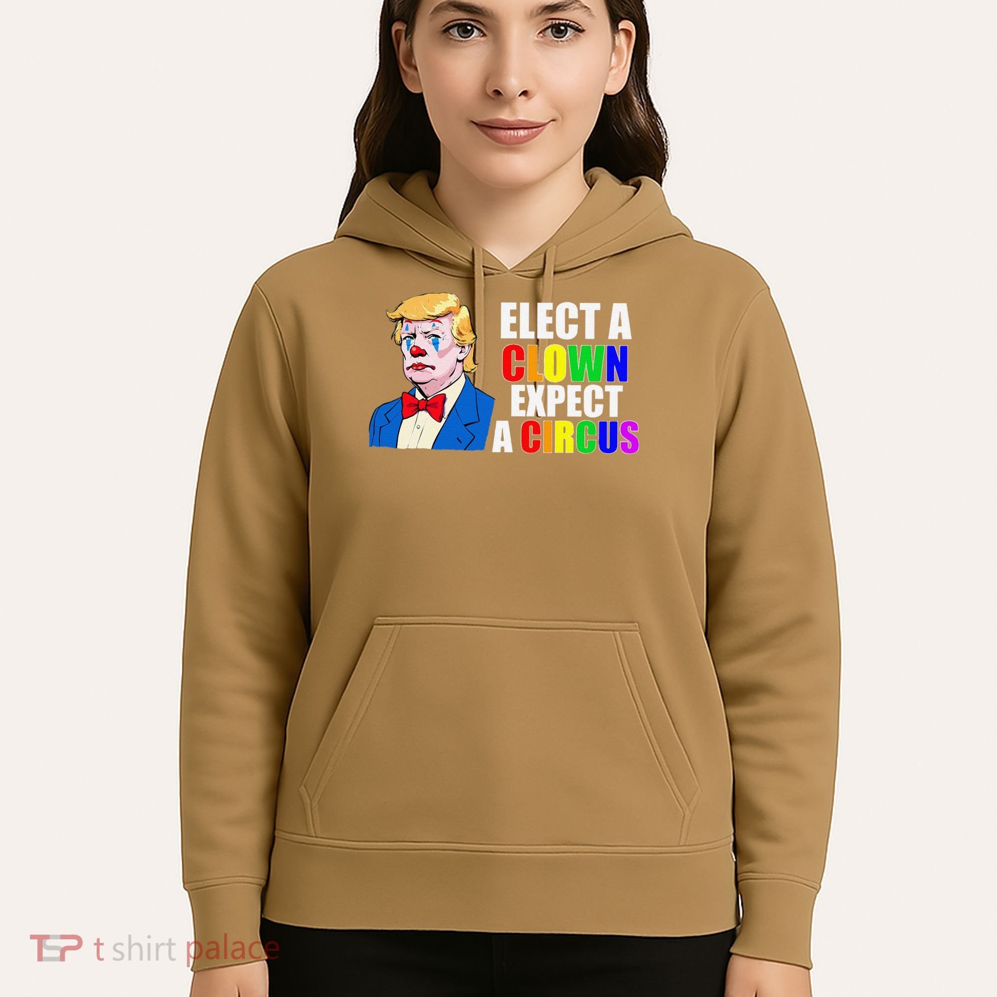 Anti-Trump Elect A Clown Expect A Circus Resist Protest Hoodie