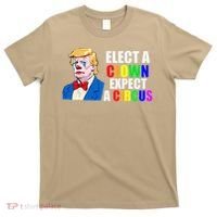 Anti-Trump Elect A Clown Expect A Circus Resist Protest T-Shirt thumb 0