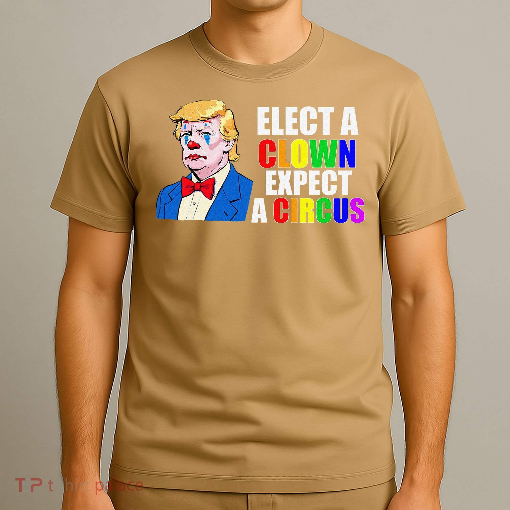 Anti-Trump Elect A Clown Expect A Circus Resist Protest T-Shirt