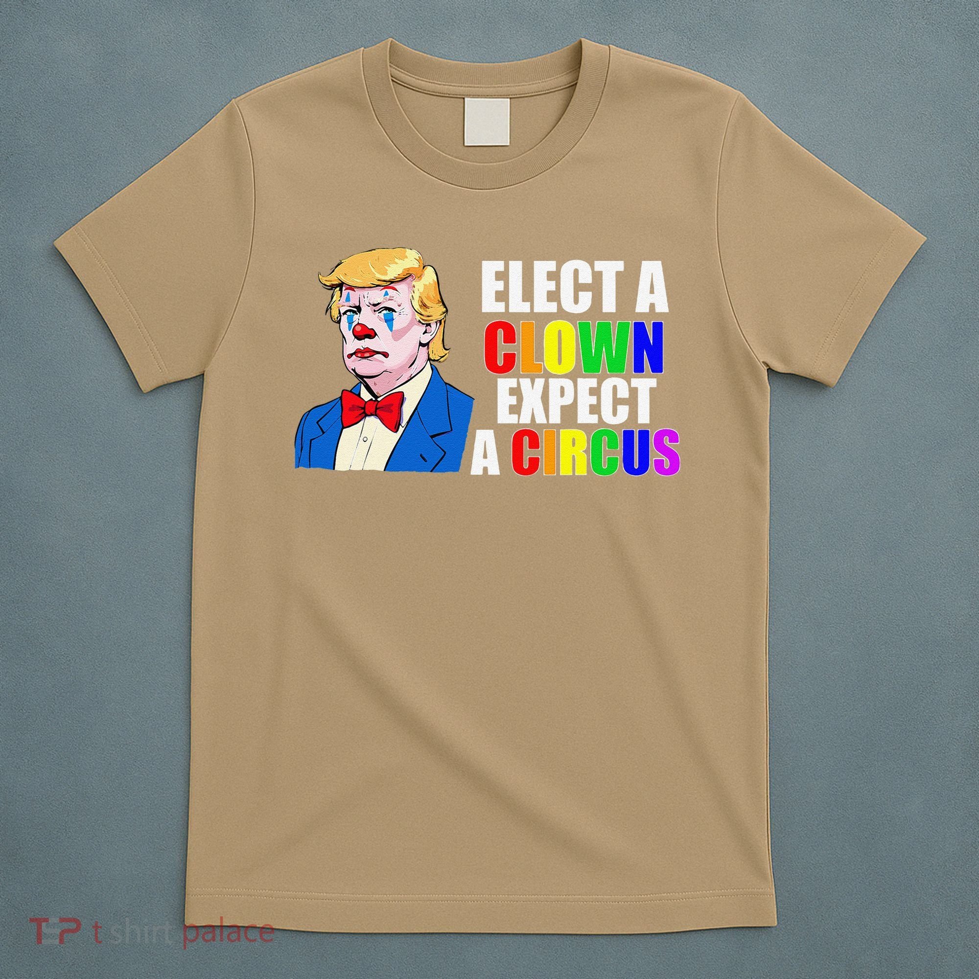 Anti-Trump Elect A Clown Expect A Circus Resist Protest T-Shirt