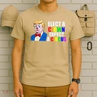 Anti-Trump Elect A Clown Expect A Circus Resist Protest T-Shirt thumb 6