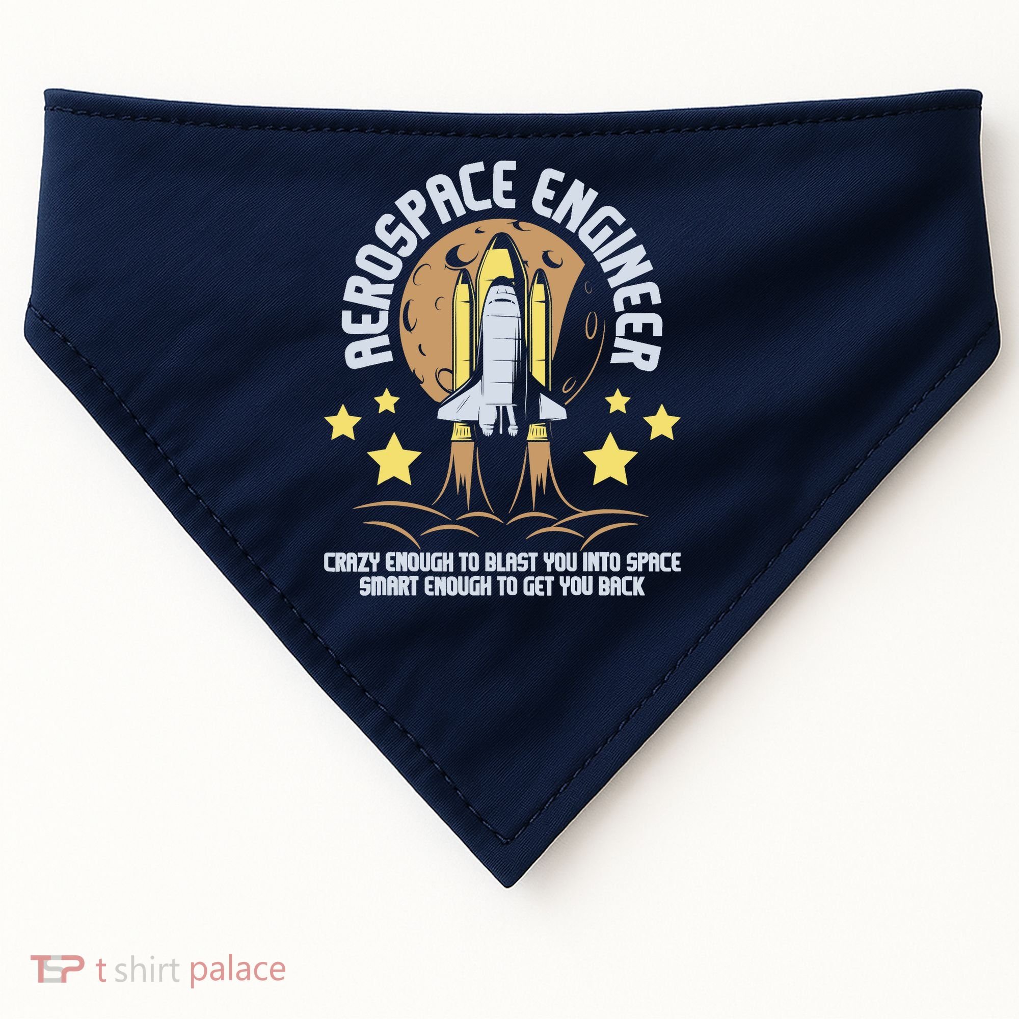 Aerospace Engineer Aeronautical Engineering Spacecrafts USA-Made Doggie Bandana