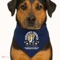Aerospace Engineer Aeronautical Engineering Spacecrafts USA-Made Doggie Bandana thumb 1