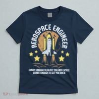Aerospace Engineer Aeronautical Engineering Spacecrafts T-Shirt thumb 5